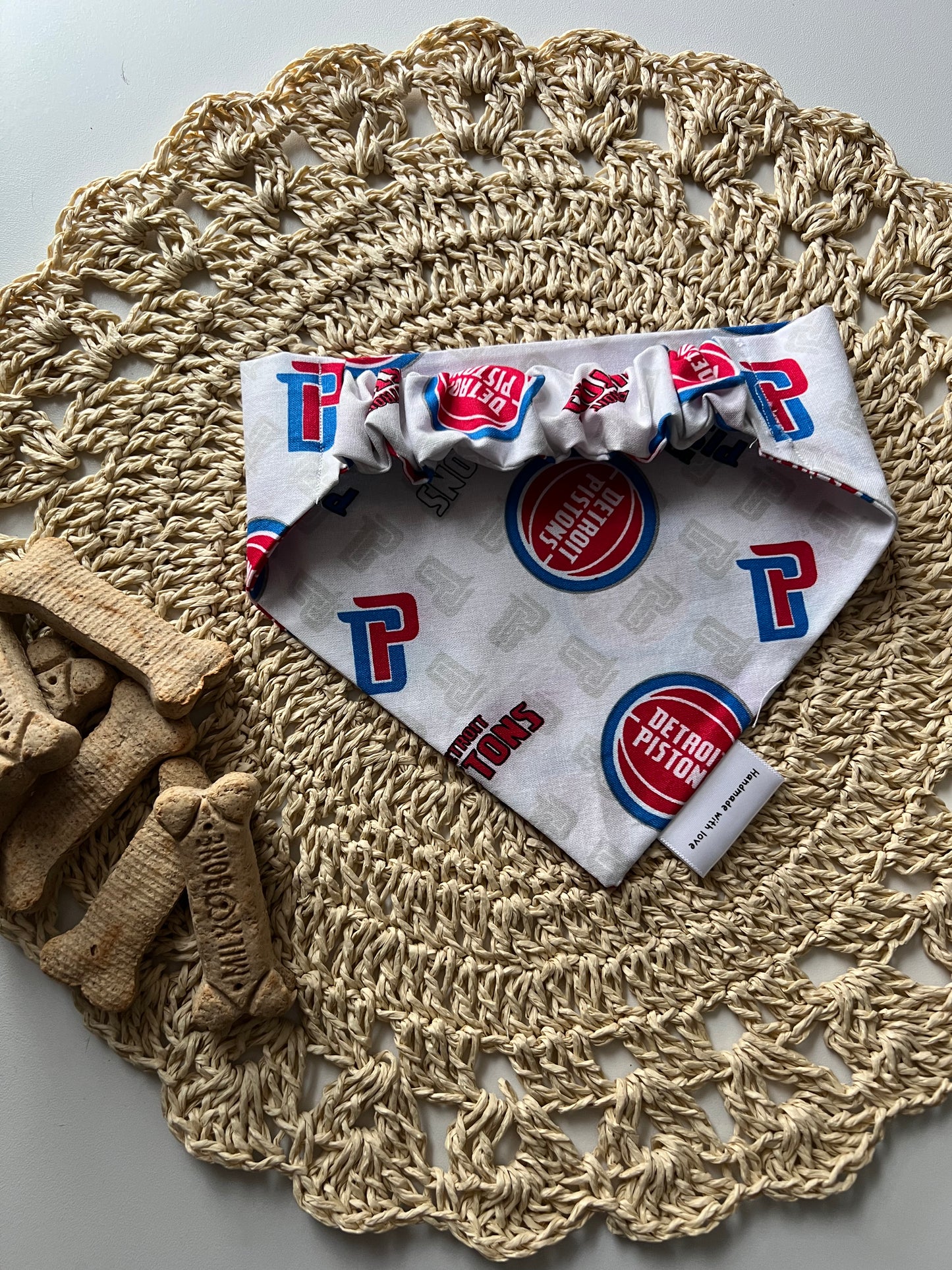 Deeetroit Basketball Pup Bandana